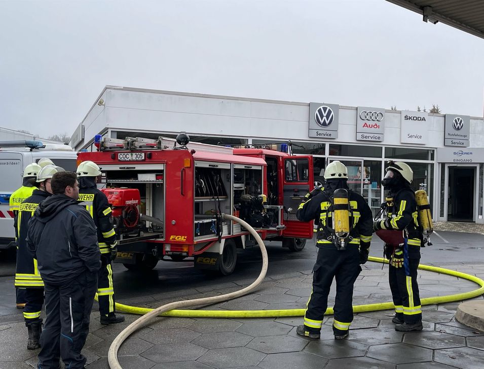 Die Freiwillige Feuerwehr Faid musste am Dienstagvormittag zu einem Einsatz ausrücken.