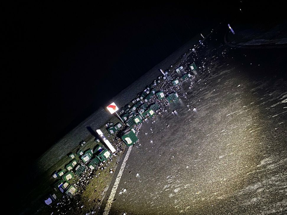 Bild eines Zeugen von der Gefahrenstelle