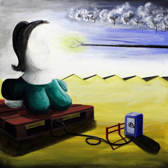 "Das sorgenlose Kind des Kunstlichts" Foto: Privat