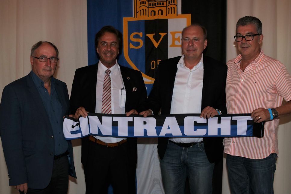 Der neu gewählte Vorstand (v. l.): Horst Brand, Dieter Friedrich, Roman Gottschalk, Helmut Meeth. Foto: Krist
