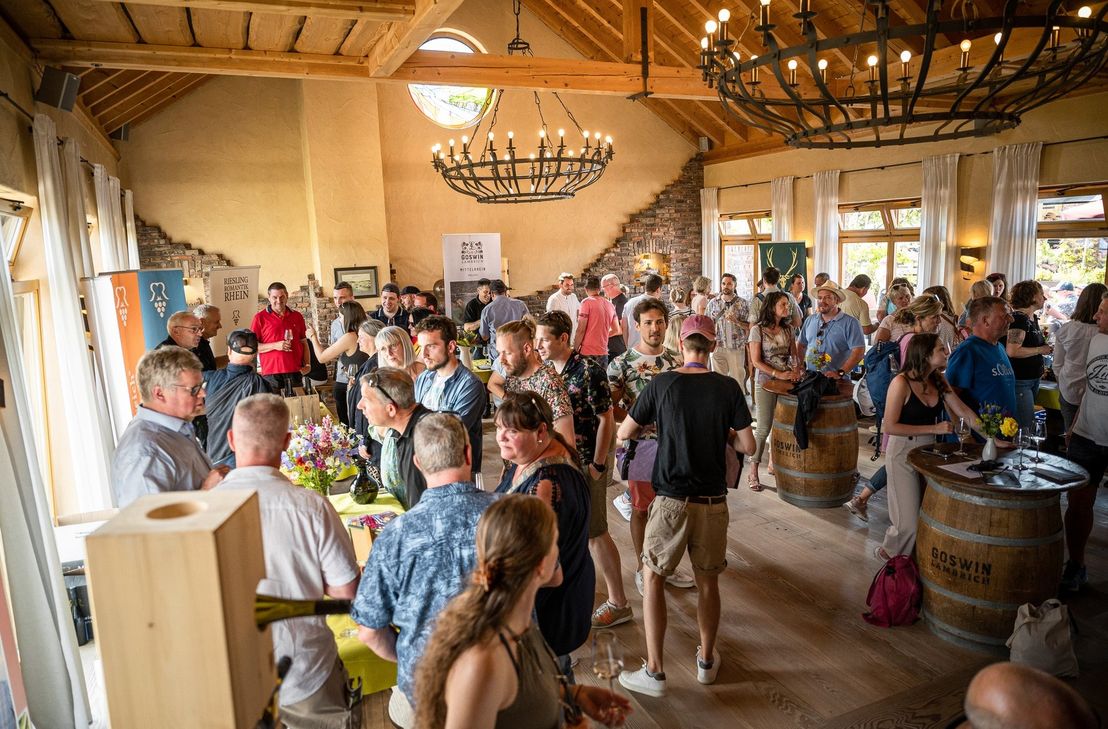 Das Motto des "wein dates": Flanieren, Probieren, Feiern!