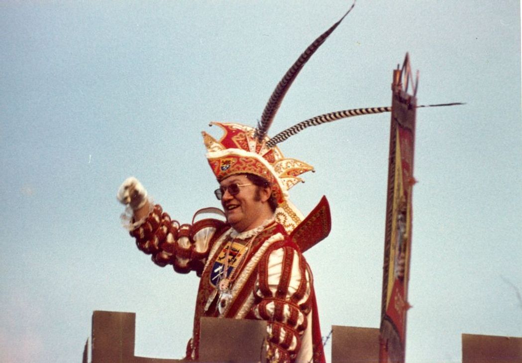 Dr. Egon Wegmann als Prinz im Jahr 1973