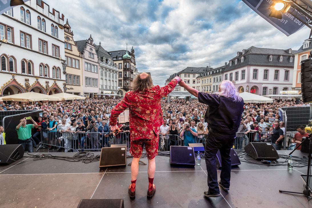 Altstadtfest 2017 mit Helmut Leiendecker und Guildo Horn auf dem Hauptmarkt.