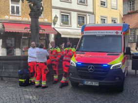 Derzeit ist die Cochemer Feurwehr am Marktplatz im Einsatz. Dort ist es zu einem Brand in einer Wohnung gekommen.