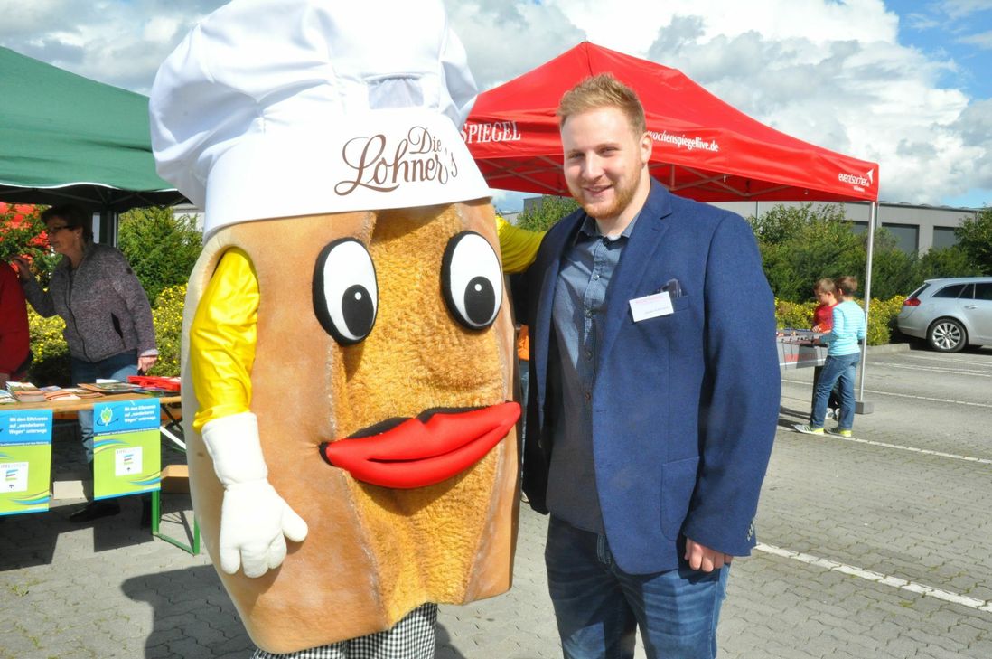 "Lohni" trifft WochenSpiegel-Mediaberater Janek Hoffmann.