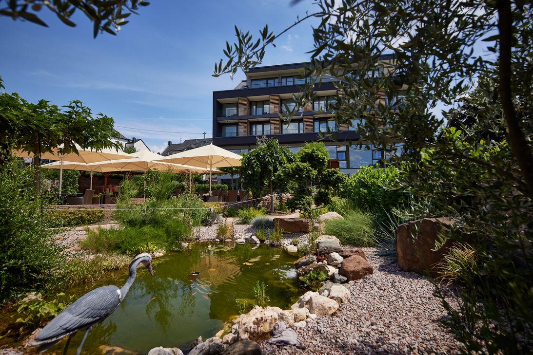 Das neuste Hotel in der Moselstern-Gruppe: Das Boutiqe-Hotel Moselgarten in Bullay. Ab November erweitert er das Haus um einen Wellnes-Bereich.