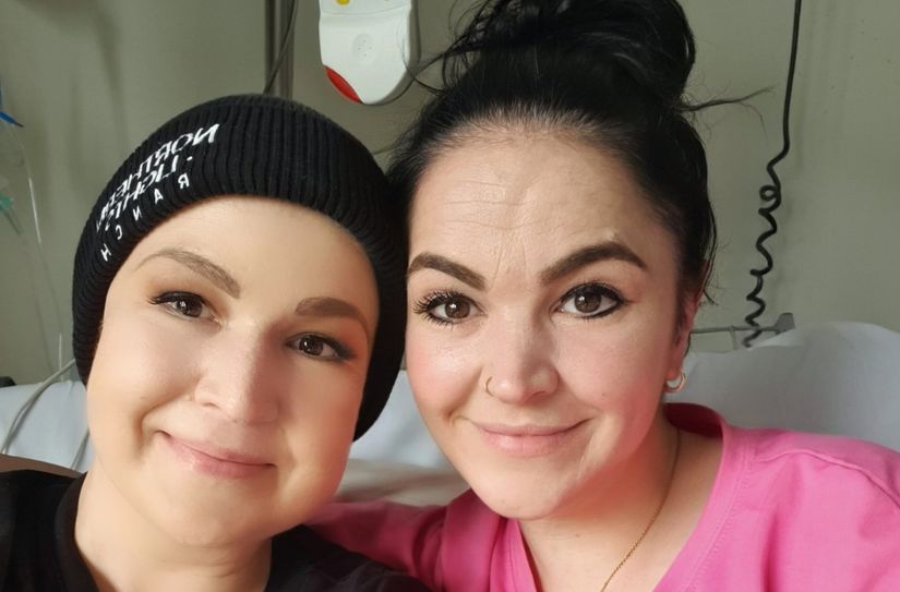 Annes Schwester Iris initiierte die Online-Aktion - sie will das ihre Schwester lebt.