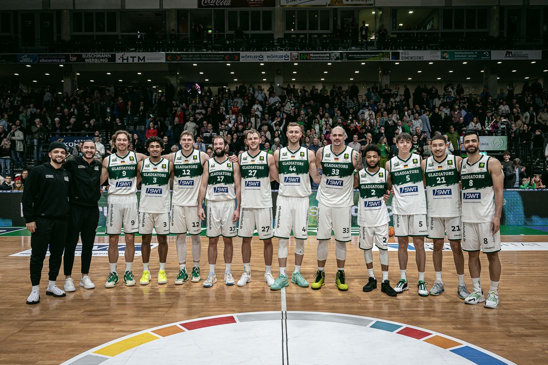 Die Mannschaft nach dem 12. Sieg in Folge.