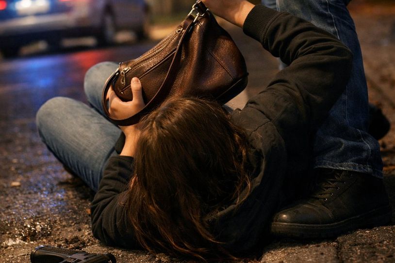 Symbolbild: Ein Mann greift eine Frau auf offener Straße an. In Euskirchen kam es in der Nacht zu einem ähnlichen Vorfall.