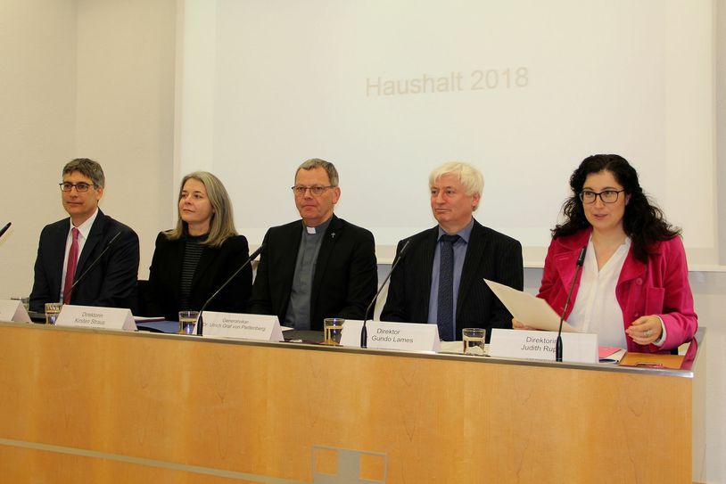 Das Bistum Trier hat seinen Geschäftsbericht für 2017 und seinen Haushaltsplan für 2018 vorgestellt. Foto: Bistum Trier