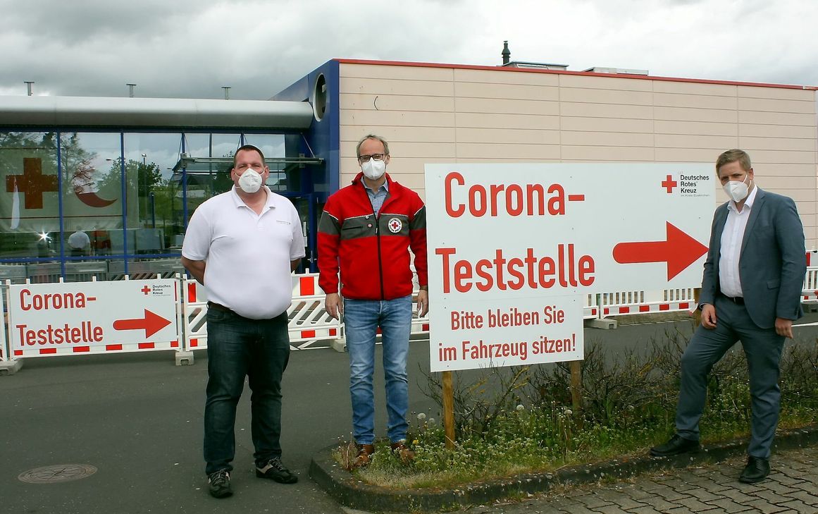 Das PCR-Testzentrum, das der DRK Kreisverband Euskirchen in Kooperation mit dem Kreis Euskirchen betreibt, zieht um: vom Burger King zur Peterheide 4. Archivfoto: Steffi Tucholke/pp/Agentur ProfiPress