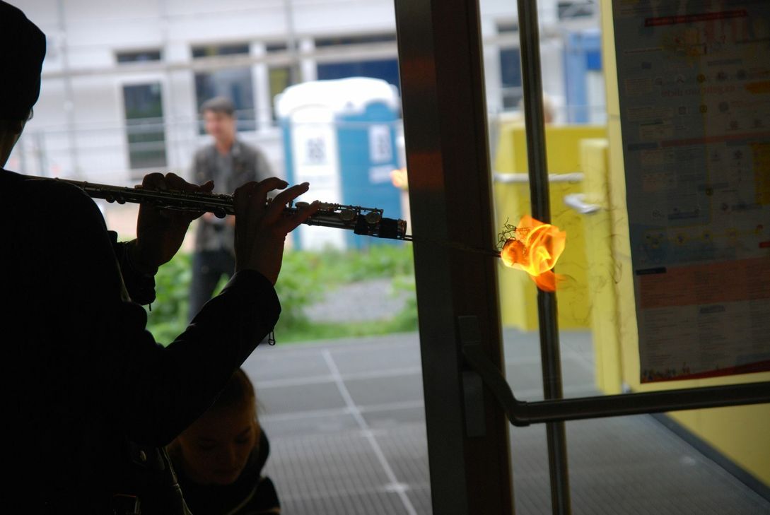 Ein brennendes Schauspiel. Foto: Hansen