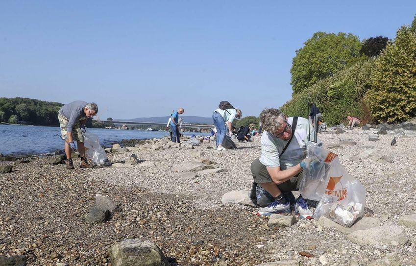 Am 12. September soll an den Ufern von Rhein und Mosel Müll gesammelt werden.