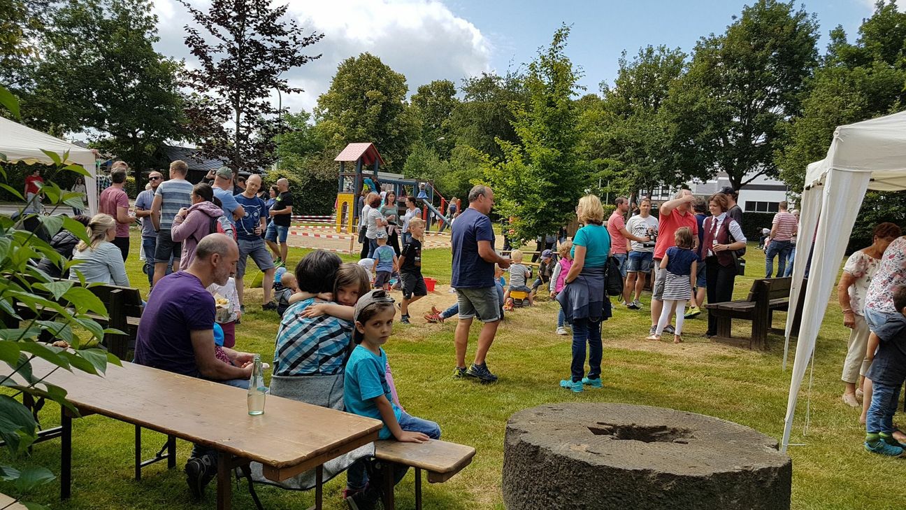Viel Los beim Spielplatzfest in Eicherscheid.
