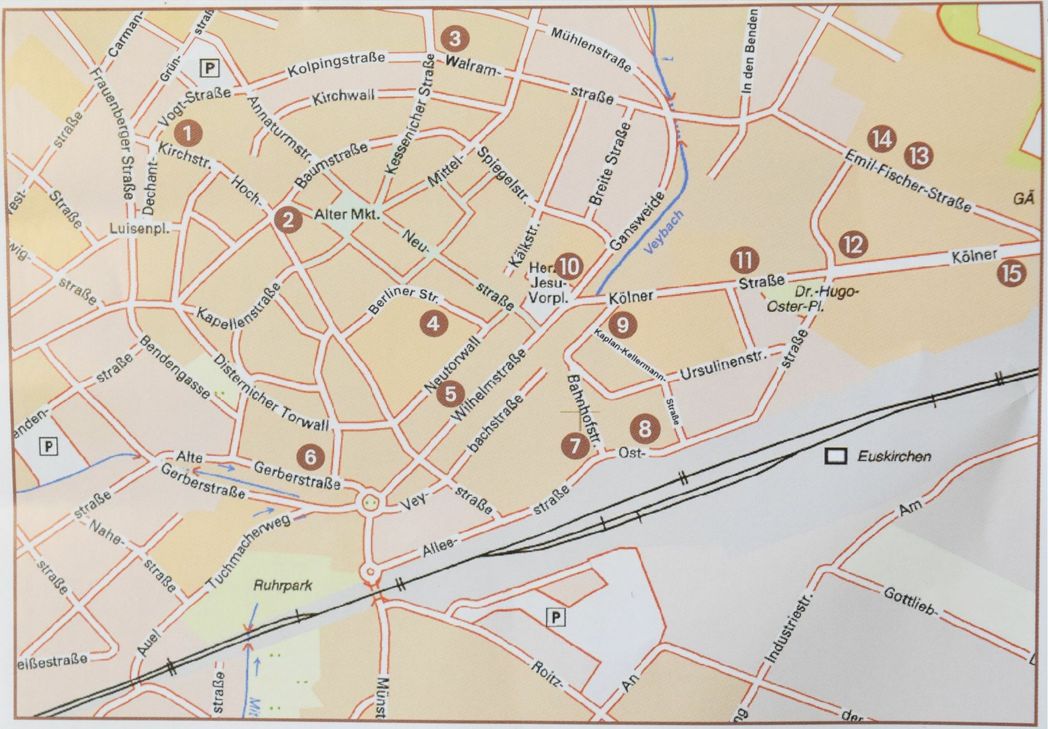 Die 15 Spielstätten auf einen Blick.