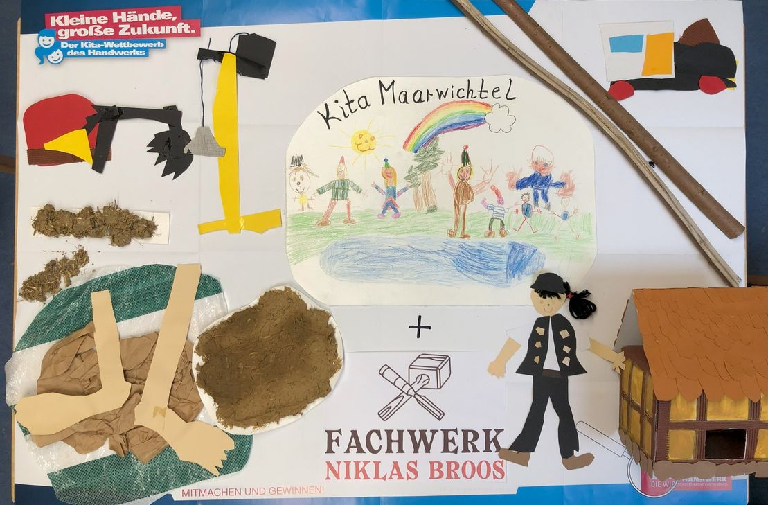 Das von den "Wackelzahnkindern" erstellte Plakat zum Projekt.