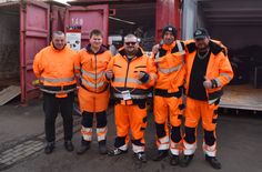 Das neue Team der Annahmestelle in Simmern (v.l.): Bernd Sabrowski, Pascal Quint (RHE), Eike Ulitzsch, Andi Geiffes und Nikolay Bernhardt.