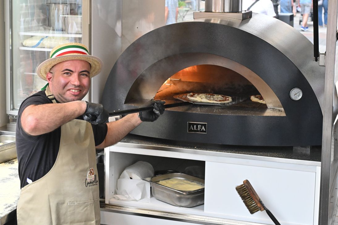 Die Pizza darf nicht fehlen...