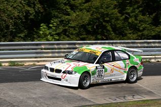 Die Tabellenführer Sven Markert/Lars Harbeck (beide Berlin, BMW 320i).