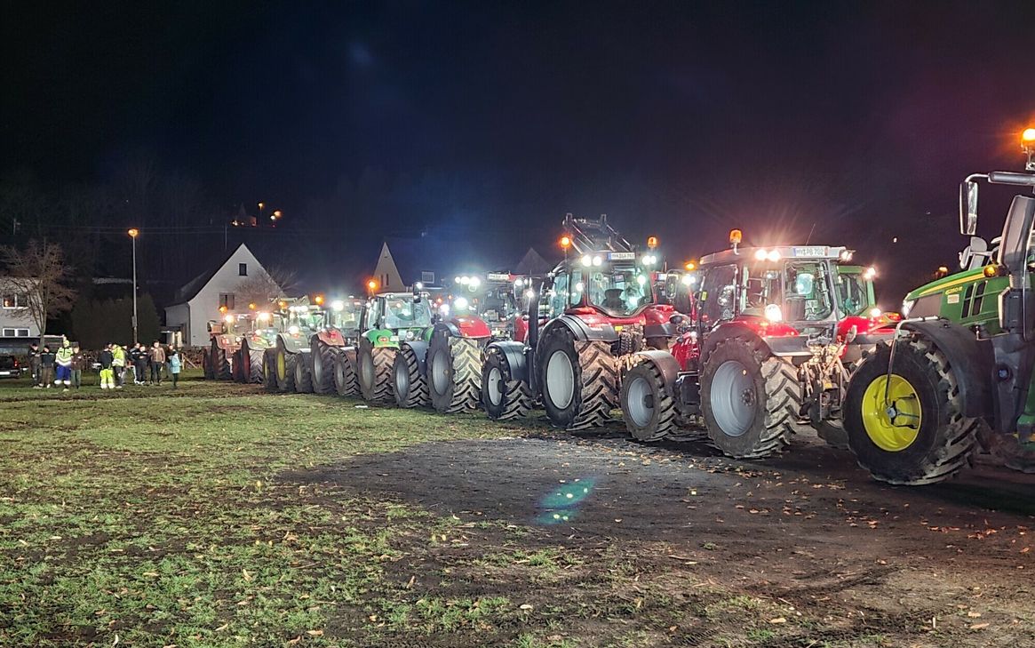 In Mayen fand bereits im Dezember eine Schleppe-Demo statt.