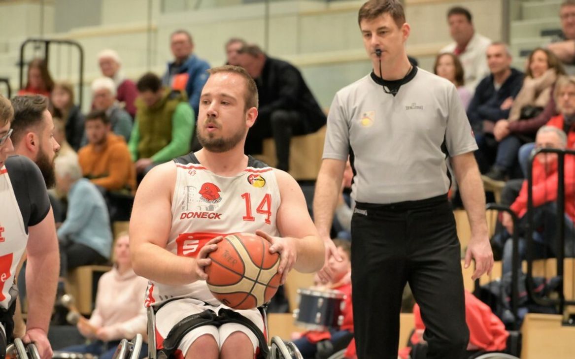 Die Nummer 14 der Doneck Dolphins Trier, Patrick Dorner