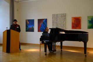 Der Festakt wurde unter anderem musikalisch begleitet vom Hunsrücker Komponisten Carsten Braun am Piano.