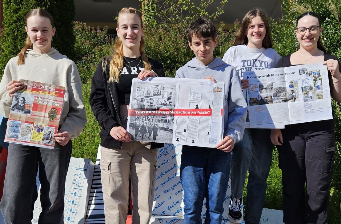 Pausen-Aktion zum Anne Frank Tag.