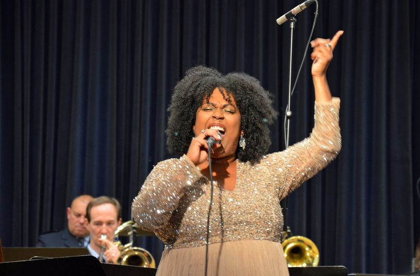 Sängerin Menna Mulugeta präsentierte unter anderem die Stücke "I Will Survive" und "I Will Always Love You".