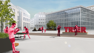 Das Minimal-Szenario setzt auf Bewährtes und wertet den Platz mit kleinen Ergänzungen auf.