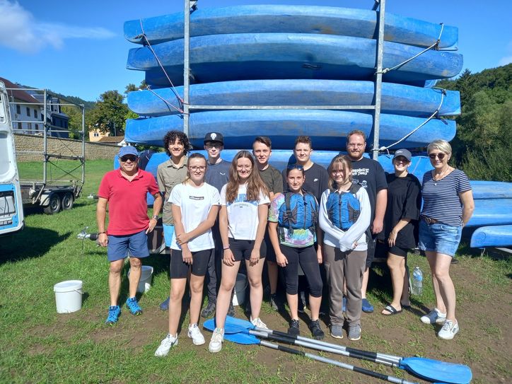 Die Jugend des MV Prüm beim Sommerausflug