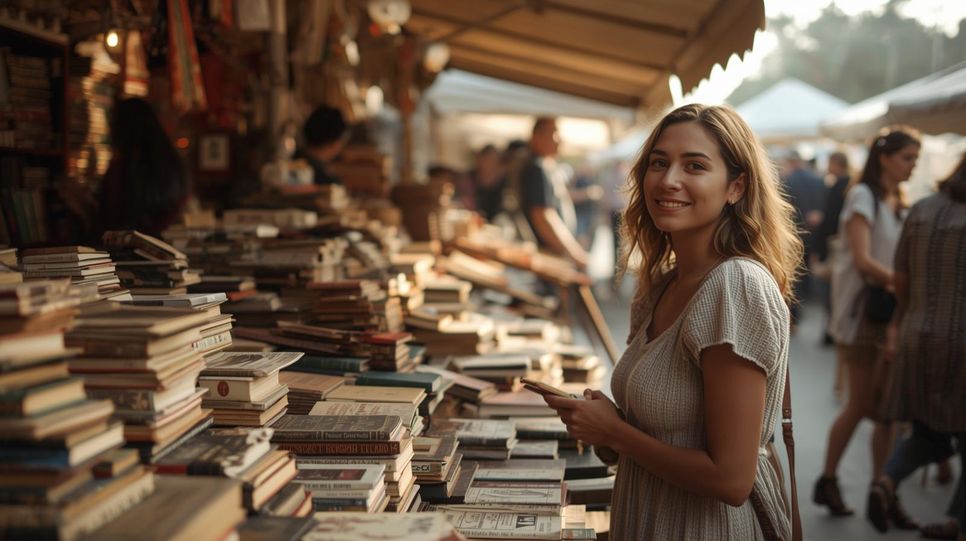Das riesige Angebot an Kinder-, Jugend- und Erwachsenenliteratur, Gesellschaftsspielen, Puzzles, CDs und DVDs wird ansprechend und übersichtlich auf Thementischen präsentiert.
