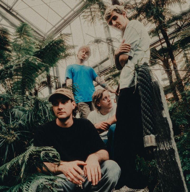 Von links: Joshua Heitzer, Malte Pink, Luca Gilles, Johannes Gauch sind "Sperling".