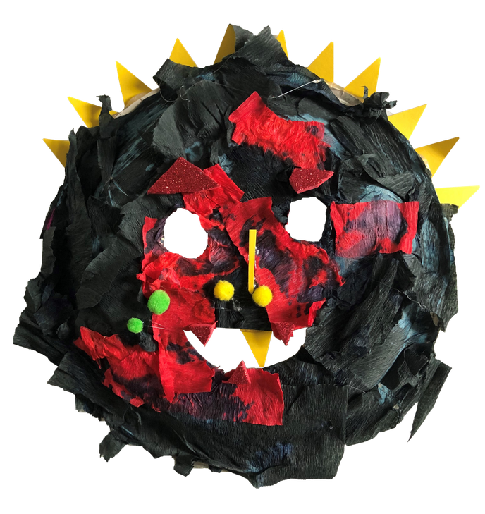 Leni Pees hat schon mal gruselig vorgebastelt...