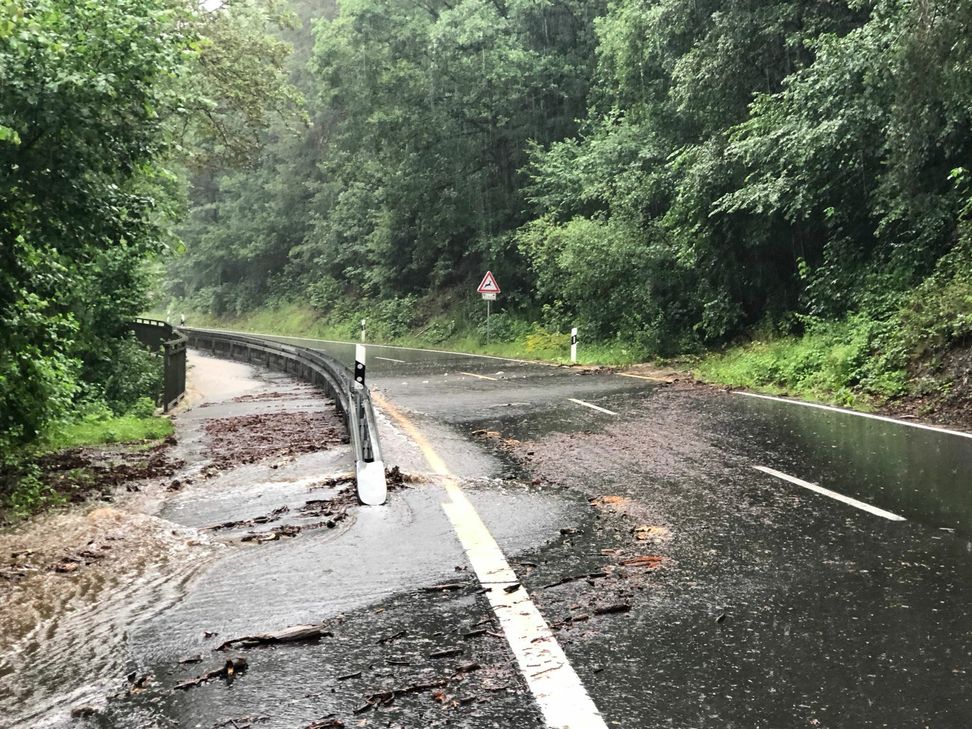 Solche Bilder werden sich am Wochenende hoffentlich nicht wiederholen, wenn neue starke Regengüsse erwartet werden. Foto: Fö