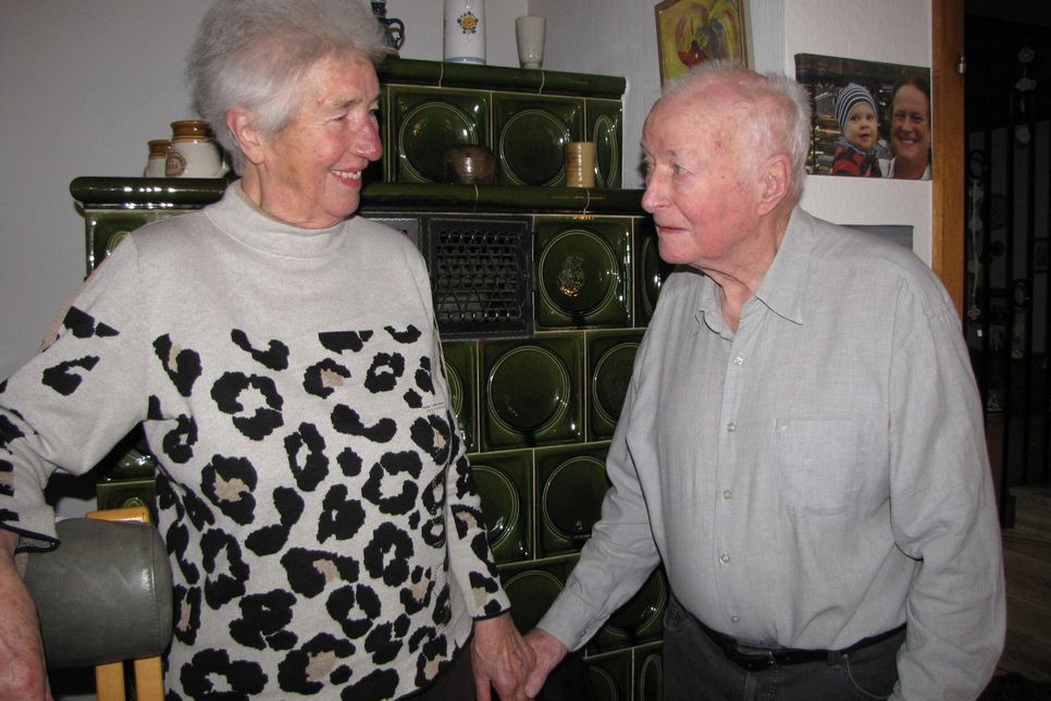 Seit 60 Jahren ein Paar: Luise und Ernst Gruhn aus Simmerath. Foto: A. Lauscher