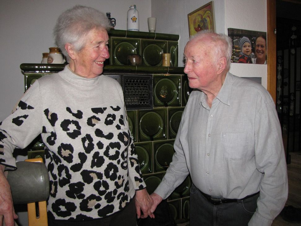 Seit 60 Jahren ein Paar: Luise und Ernst Gruhn aus Simmerath. Foto: A. Lauscher