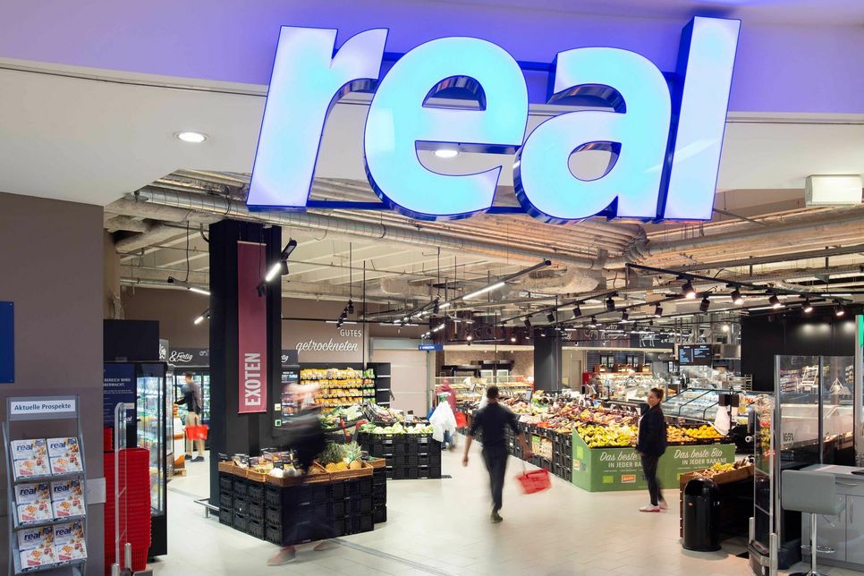 Die real GmbH beendet den operative Geschäftsbetrieb des real Marktes Kenn, Am Kenner Haus 20, zum 30. September. Foto: real GmbH