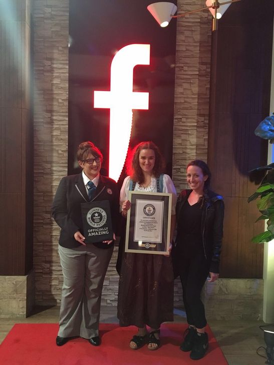 "Ich bin sehr glücklich und stolz, meinen eigenen Rekord fast verdoppelt zu haben", so Martina Servaty, nach der Verteidigung des Weltrekords.