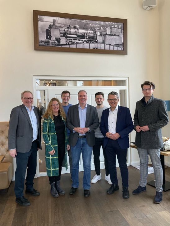 Vorstand des CDU-Gemeindesverbandes Konz mit Roderich Kiesewetter, MdB