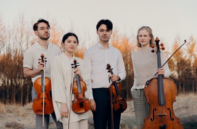 Das skandinavische "NOVO Quartet" gastiert am Sonntag, 13. Oktober, im Haus Beda, Bitburg.
