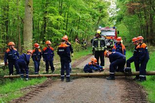 Berufsfeuerwehrtag der Jugendfeuerwehren Kirchberg und Dickenschied.
