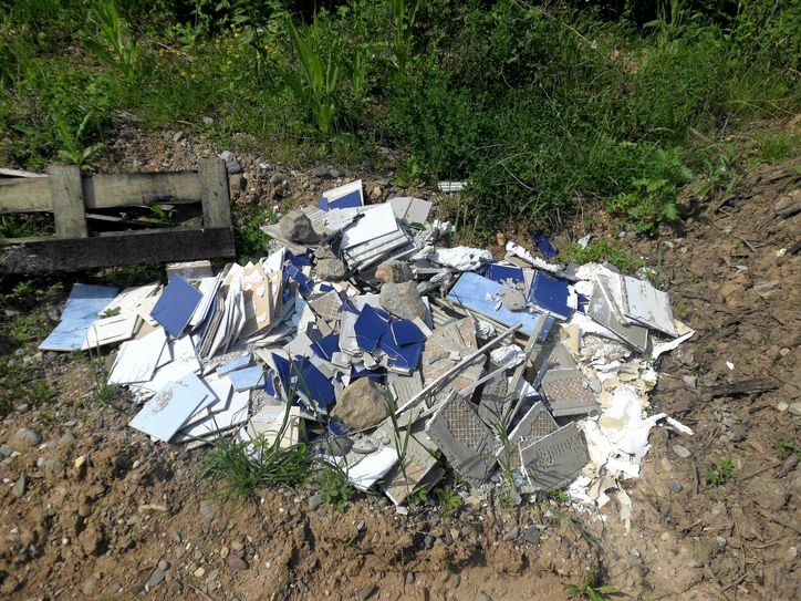 Unbekannte haben entlang von Kyll und Mosel wieder jede Menge Müll illegal entsorgt. Foto: Eberhardt