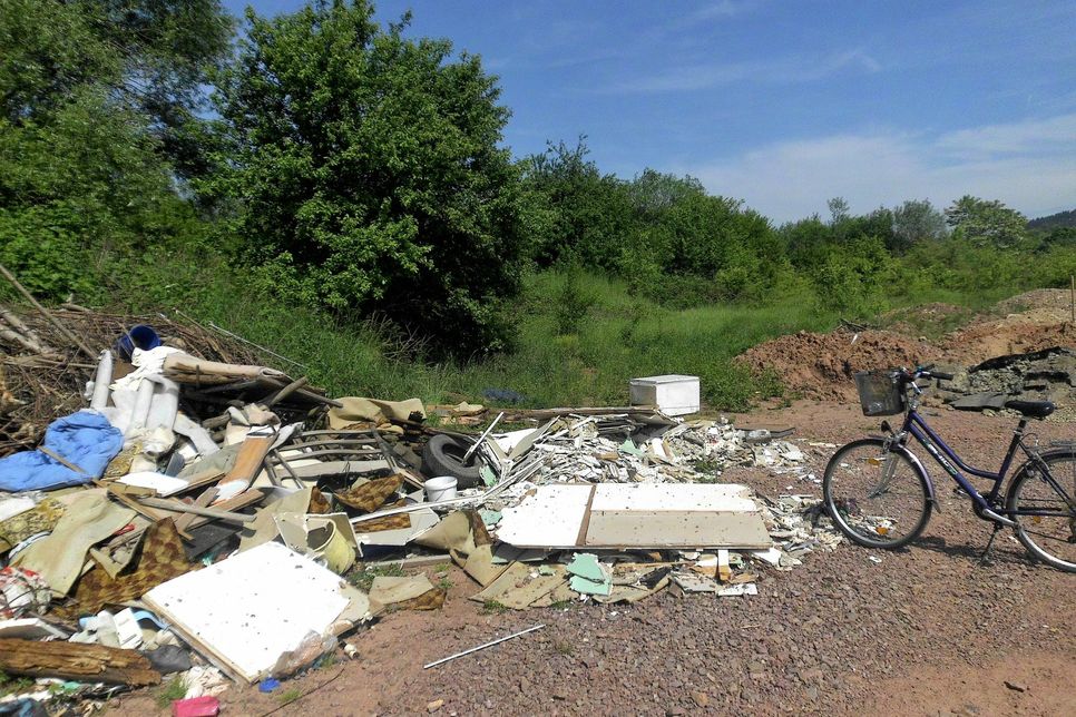 Unbekannte haben entlang von Kyll und Mosel wieder jede Menge Müll illegal entsorgt. Foto: Eberhardt