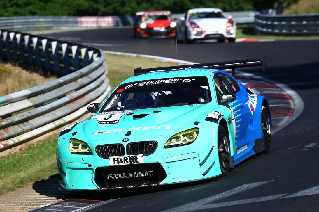 Jörg Müller und Stef Dusseldorp siegten am Steuer des BMW M6 GT3 von Falken Motorsports. Foto: H. Elis/RACEPIX.eu