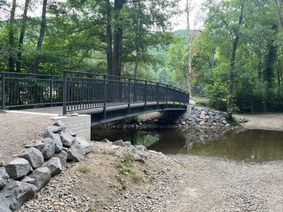 Auch die Brücke oberhalb Renker wurde wieder freigegeben.