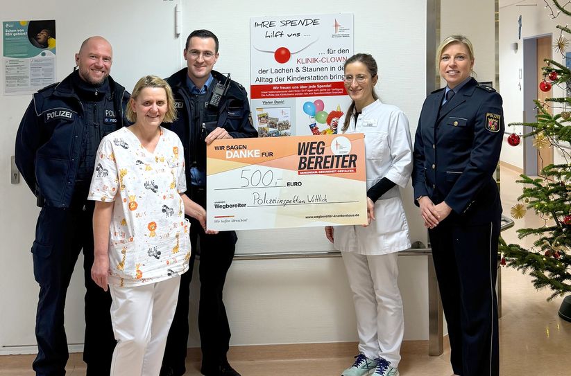 Spendenübergabe im Verbundkrankenhaus Bernkastel-Wittlich