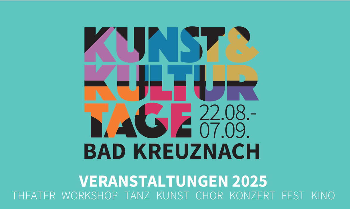 Kunst- und Kulturtage 2025: Kulturschaffende bieten zweieinhalb Wochen ein buntes Programm in Bad Kreuznach.