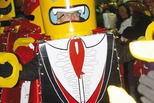 Lego-Vampire in Boppard? Wer oder was die Jecken und Narren am Sonntagabend in Boppard erwartet, ist nicht bekannt. (Foto: KG Baudobriga)