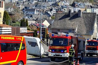 Feuerwerheinsatz im Stadtteil Idar.