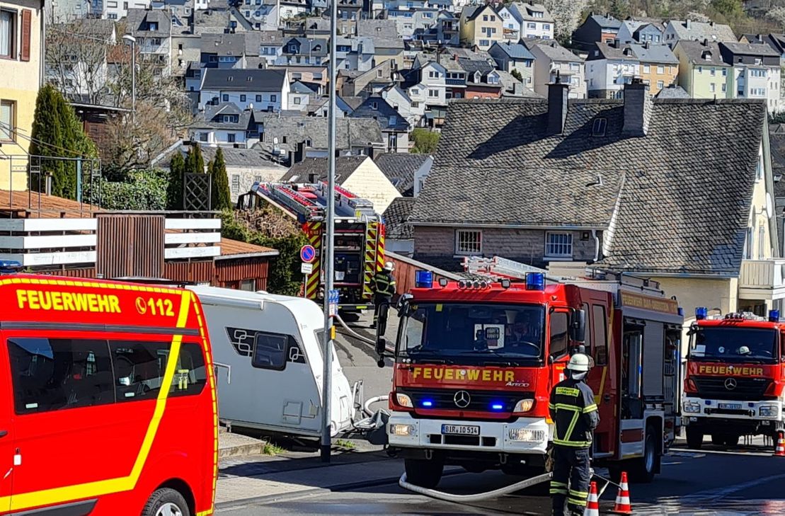 Feuerwerheinsatz im Stadtteil Idar.